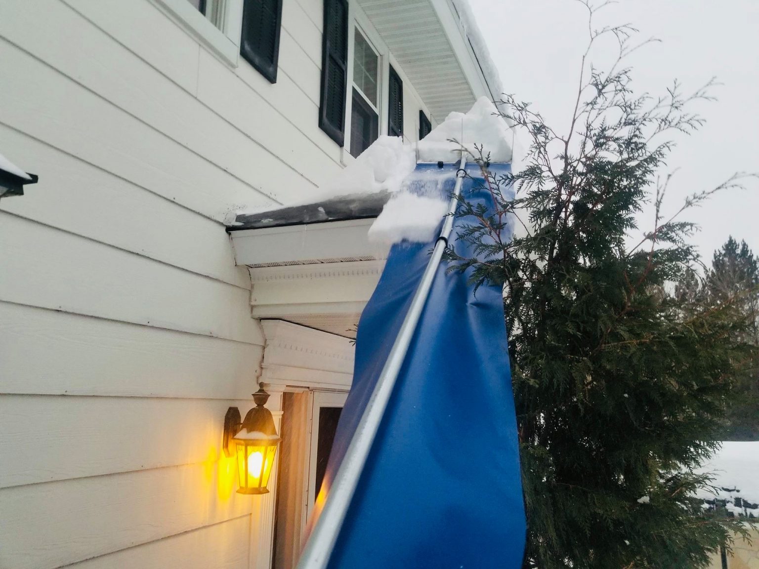 Snow Roof Rake, Stop Ice Dams Kaufman Sheet Metal